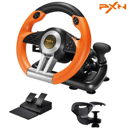 PXN V3 Pro Gaming Racing Wheel Volante PC Steering Wheel Racing Game 180° for PS3/PS4/Xbox One/Nintendo Switch/Xbox Series X/S arcade y mandos