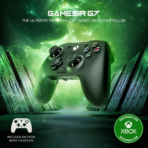 GameSir G7 Xbox Gaming Controller Wired Gamepad for Xbox Series X, Xbox Series S, Xbox One, ALPS Joystick PC, Replaceable panels arcade y mandos